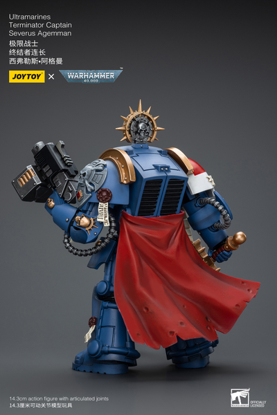 Капитан-терминатор Ультрамаринов (Warhammer 40k) - КОЛЛЕКЦИОННАЯ ФИГУРКА 1/18 Ultramarines Terminator Captain Severus Agemman (JT9916) - JOYTOY