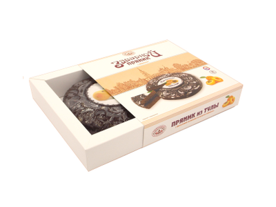 Пряник заварной глазированный "Абрикос" в коробке 420 гр.