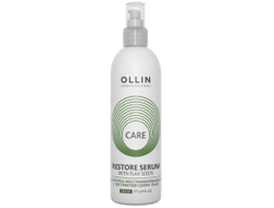 OLLIN Care Restore Сыворотка, восстанавливающая структуру волос, с экстрактом семян льна, 150 мл