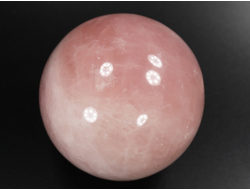 Шар Розовый кварц, Мадагаскар (60 мм, 306 г) №35386