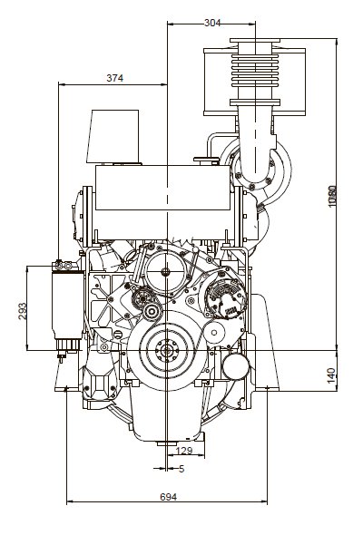 Судовой дизель-редукторный агрегат ДРА 230/1800 - купить | Двинко