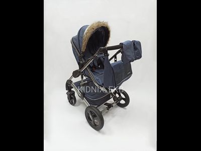 Детская коляска 3 в 1 Luxmom 555 Синий