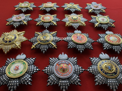 Коллекция "15 самых дорогих звезд орденов Российской Империи, без повторов!" Копии LUX!