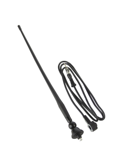 Антенна прорезиненная (черная)