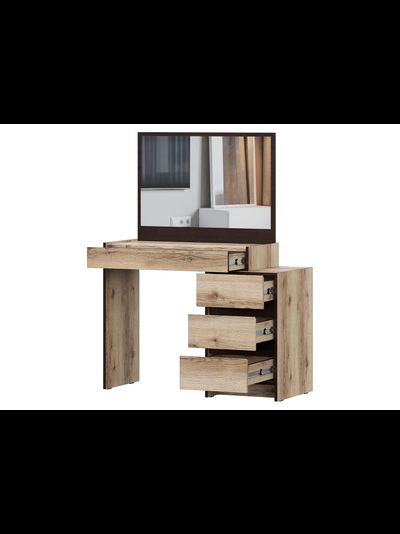 Прага Стол туалетный Дуб Делано/Дуб Венге