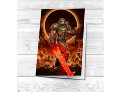 Обложка на паспорт Doom/ Дум №1