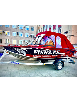 Алюминиевая моторная лодка ТРИЕРА 460 Fish Pro