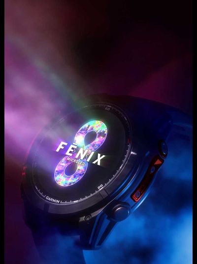 Часы Garmin Fenix 8 Pro — 51 мм MicroLED Sapphire Carbon Gray DLC Titanium Black / Pebble Gray