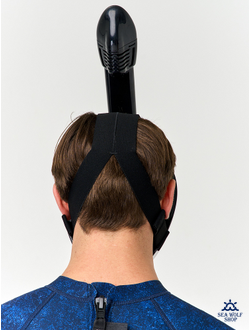 Маска полнолицевая Sargan "ПЛАНЕТА ОКЕАН 2.0" черн. р.L/Xl