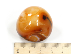 Сердолик, сардоникс, полировка, Индия (33*29*28 мм, 44 г) №28269