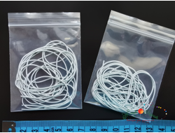 КАНИТЕЛЬ МЯГКАЯ 1мм - 5г - СЕРЕБРО МАТОВОЕ (016)