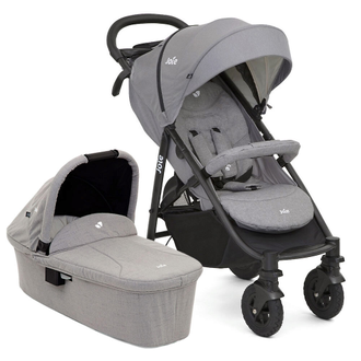 Joie Litetrax 4 Air коляска 3 в 1 автокресло Gemm + спальный блок Joie Ramble