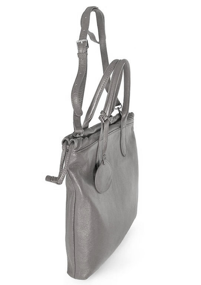 (АРТИКУЛ: 9493/1/1) СУМКА ЖЕНСКАЯ, СРЕДНЕГО РАЗМЕРА, НАТУРАЛЬНЫЕ КОЖА, СЕРАЯ, РЕМЕНЬ ЧЕРЕЗ ПЛЕЧО