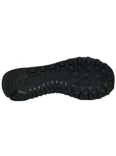 New Balance 574 High Leather с мехом Blue