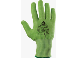 Трикотажные перчатки для защиты от порезов Самурай 02 Грин (5 класс) JETA SAFETY JC061