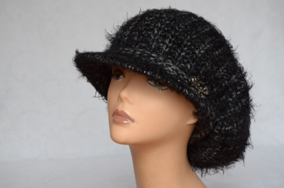 итальянская вязаная кепка зимняя для женщин Визио фото