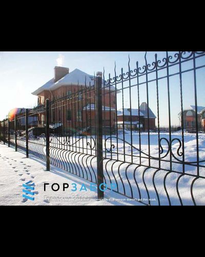 Монтаж кованого сварного забора под ключ от производителя в Москве и Подмосковье