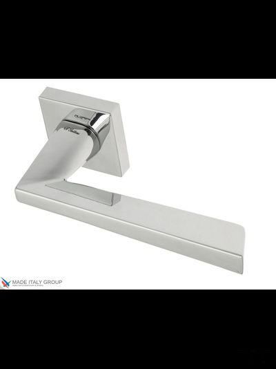 Дверная ручка на квадратном основании Fratelli Cattini "UNICA" 8-CR полированный хром