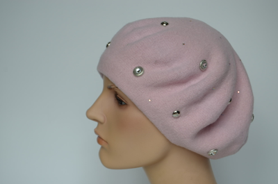 Берет Vizio 3633 пудровый Италия