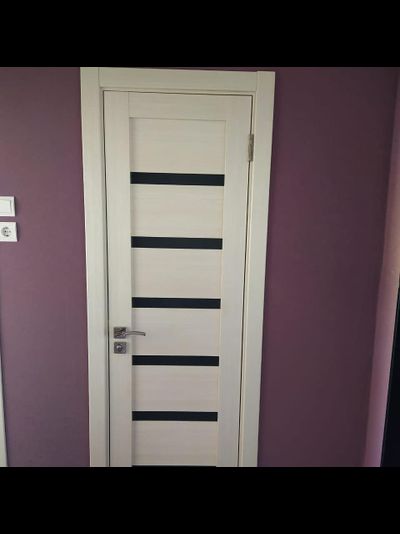 OPTIMA PORTE/ TURIN 507. ЯСЕНЬ ПЕРЛАМУТРОВЫЙ/ СТЕКЛО САТИН СВЕТЛОЕ