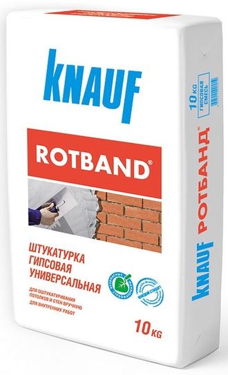 КНАУФ Ротбанд штукатурка гипсовая 10кг.