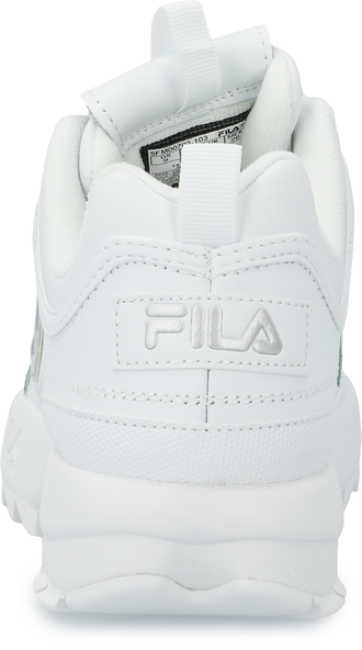 Кроссовки FILA DISRUPTOR II METALLIC ACCENT Бело-серебряные женские (36-41)