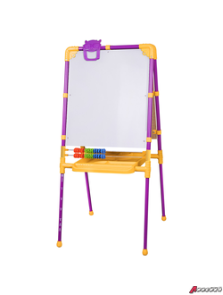Мольберт растущий для мела/магнитно-маркерный, 53×46 см, BRAUBERG «NIKA KIDS», сиреневый. 238050
