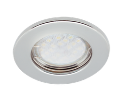 Светильник встраиваемый Ecola DL90 MR16 GU5.3 плоский Хром 30x80 FC1611EFY