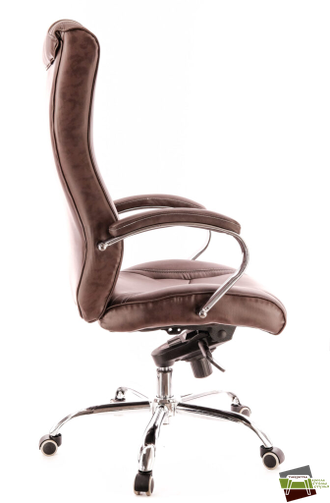 Кресло Everprof King M Экокожа Коричневый