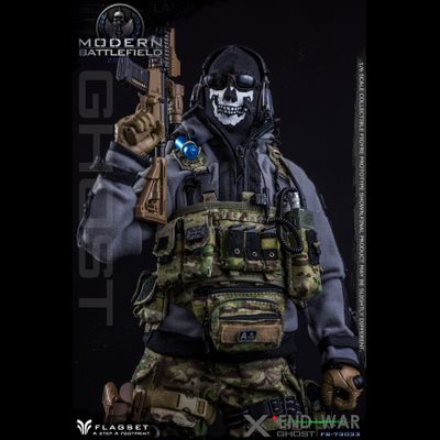 Саймон "Гоуст" Райли (Призрак, Ghost, Call of Duty Modern Warfare II) КОЛЛЕКЦИОННАЯ ФИГУРКА 1/6 scale END WAR GHOST (FS-73033) - FLAGSET