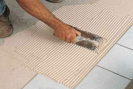 Укладка кафеля на ЦСП