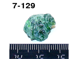 Хромдиопсид натуральный (необработанный) №7-129: 2,1г - 15*13*9мм