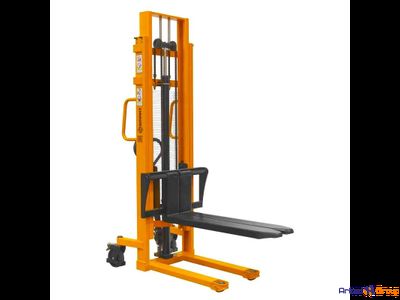 Ручной гидравлический штабелер SDJ 1530 (г/п 1.5 т, 3 м, раздвижные вилы 310-710 мм) SMART