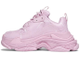 Balenciaga Triple S Sneaker Allover Logo Pink женские
