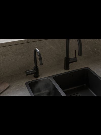 Система мгновенного кипячения воды 2в1 AQUAHOT 3300 MB (матовый черный)