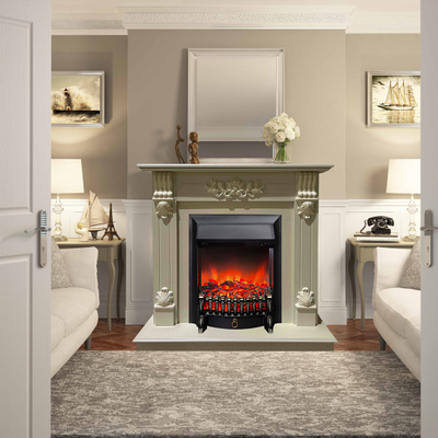 электрический камин в квартире