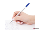 Ручка шариковая BRAUBERG «Line», СИНЯЯ, корпус прозрачный, узел 1 мм, линия письма 0,5 мм. 141097