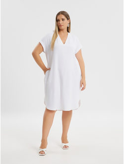 Классические женские брюки с люрексом для полных женщин