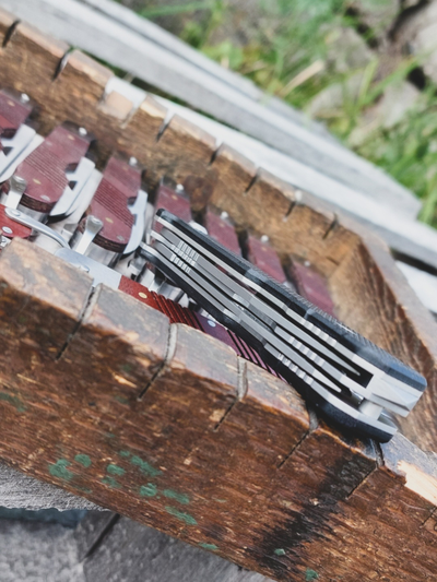 Складной нож Авиационный NEXT.  2х предметный, сталь AUS6,  рукоять G10, цвет черный