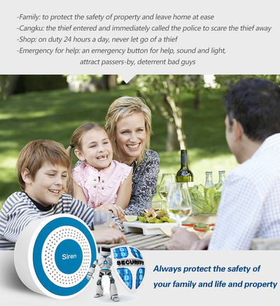 Беспроводная сирена 85 дБ GauTone PE519