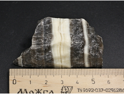 Кальцит полосатый (Зебра), Китай (58*32*22 мм, 47 г) №27315