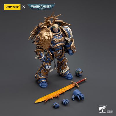 Робаут Жиллиман, примарх Ультрамаринов (Warhammer 40k) - КОЛЛЕКЦИОННАЯ ФИГУРКА 1/18 Ultramarines Primarch Roboute Guilliman (JT6342) - JOYTOY