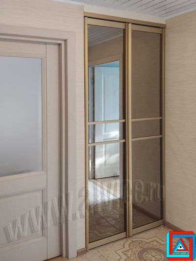 Складная дверь-книжка для ниши из 2-х створок