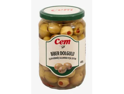 CEM оливки со сладким перцем, 400 гр