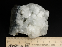 Апофиллит, Халцедон, Кварц, сросток кристаллов, Индия (67*53*58 мм, 247 г) №29843