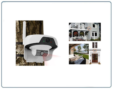 FreeCam, Всепогодная, автономная беспроводная WiFi видеокамера на аккумуляторе с DVR на солнечной батарее, HD (Clever Dog)