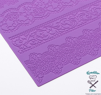 Силиконовый коврик для айсинга Доляна «Восхищение», 38×26,5 см, цвет МИКС