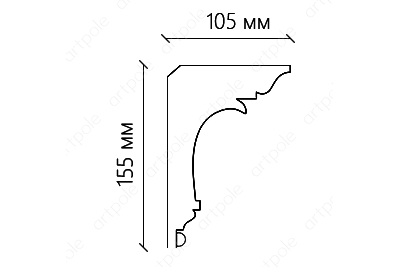 Карниз орнаментальный SK171