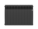 Биметаллический радиатор Royal Thermo BiLiner 500/10 Noir Sable (1710 Вт., черный)