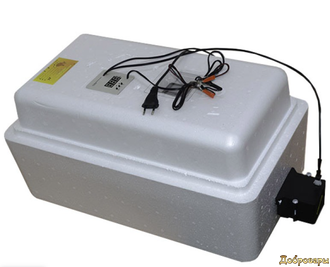 Инкубатор с цифровым терморегулятором 36 яиц автопереворот 12В гигрометр вентилятор (арт45ВГ)